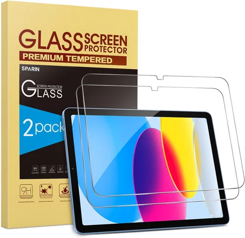Miniatura 9 de SPARIN Protector de pantalla para iPad A16 2025 de 11ª (11 pulgadas), 10ª generación 2022 (10.9 pulgadas), 2 unidades de vidrio templado para iPad