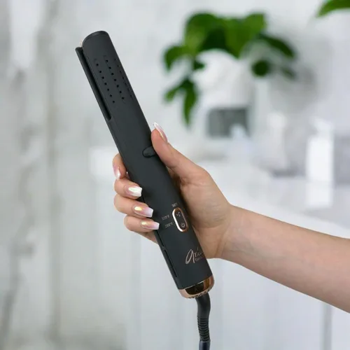 Miniatura 5 de Aria Beauty Insta Styler - Rizador de pelo de cerámica – Varita rizadora de doble voltaje – Rizador para rizos sin esfuerzo – Perfecto para viajes