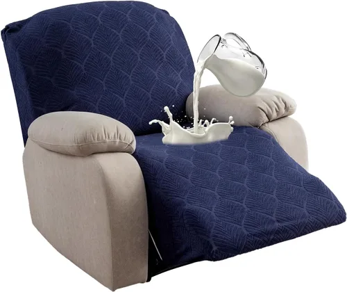 Miniatura 31 de Funda para Silla Reclinable 100% Impermeable, 1 Pieza Fundas Elásticas para Sofá Reclinable Lavables para Silla Reclinable para Mascotas, Perros