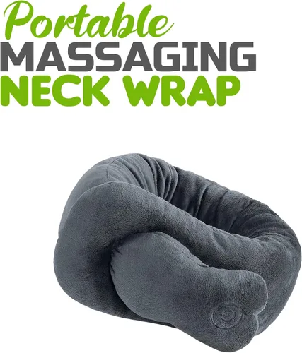 Miniatura 3 de Pursonic Envoltura masajeadora portátil ajustable para cuello y hombros con calor calmante para relajar y calmar las áreas de tu cuello y hombros