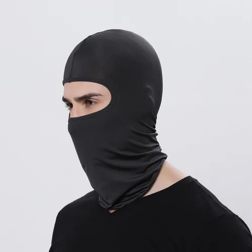 Miniatura 7 de Pasamontañas fino, máscara de cara completa, resistente al viento, protección solar UV, capucha para mujeres y hombres