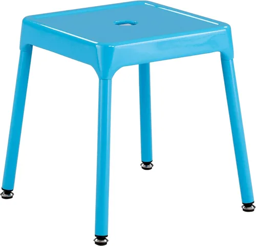 Miniatura 2 de Safco Taburete, 29", ilumina tu espacio con colores brillantes y estilo moderno, 4 pies de goma para antideslizante y no daña pisos, rojo
