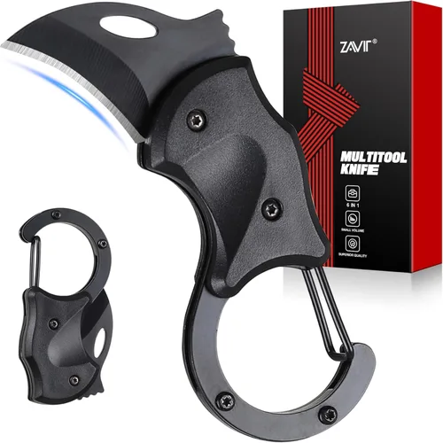 ZAVIT Regalos para hombres, hermano, cuchillo de bolsillo pequeño para hombres, rellenos de calcetines de Navidad, llavero, cortador de caja,