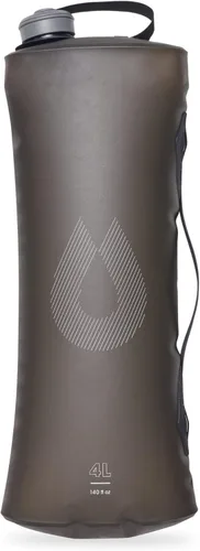 Almacenamiento de agua plegable para acampar (2L, 3L, 4L, 6L, 10L) - Sin BPA y PVC, bolsa de depósito de hidratación, a prueba de fugas Mammoth Gris