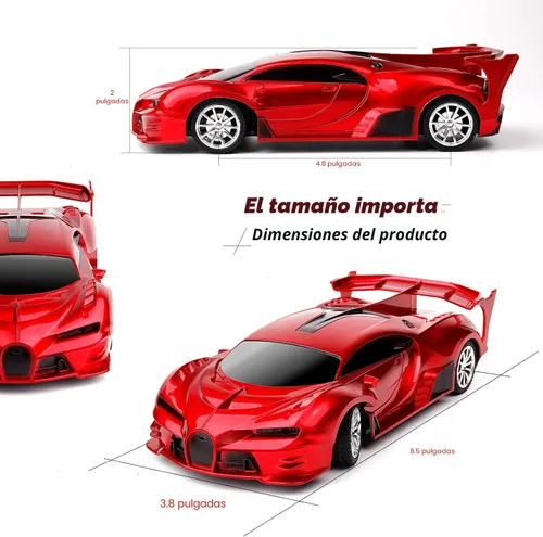 Miniatura 5 de Coche de control remoto recargable de alta velocidad 1/18 RC coches juguetes para niños y niñas, Hobby de carreras de vehículos con faro, regalos