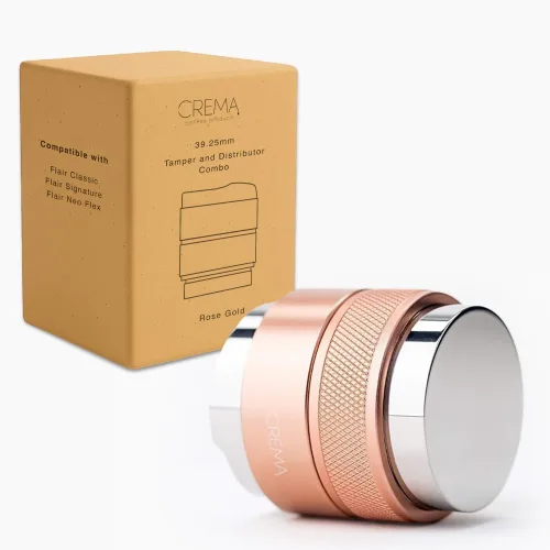 Miniatura 15 de Productos de Café CREMA 59mm Tamper de Mano y Distribuidor de Café Compatible con Portafiltros Breville Herramienta de Profundidad Ajustable