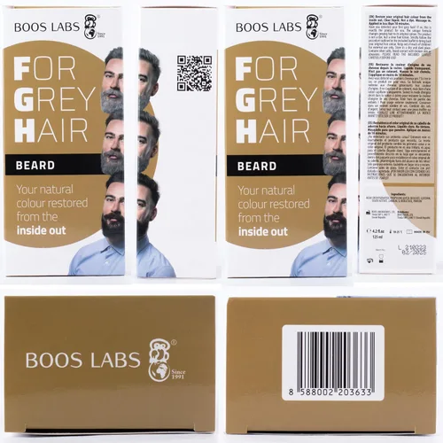 Miniatura 6 de Para cabello gris para barba y bigote - Recupera tu color de cabello original