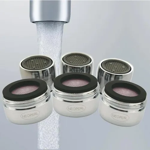 Miniatura 8 de California Stream - Grifo aireador WaterSense de 1.2 gpm Economy Flow Aerated Perlator (paquete de 10, doble)