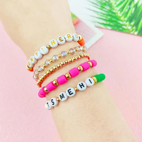 Miniatura 2 de LELEAN Juego de 10 pulseras de la amistad de Taylor, Eras 1989 Red Tour Lover Swifti, pulseras Preppy Party Outfits Accesorios Taylor Concierto Set