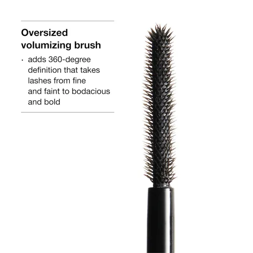 Miniatura 4 de Clinique Chubby Lash Fattening Mascara Volumen, longitud + seguro para ojos sensibles, Jumbo Jet, 0.3 onzas líquidas