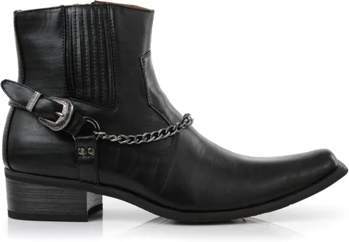 Miniatura 2 de Ferro Aldo Alejandro MFA606326 - Botas de vestir de espuma viscoelástica para hombre, estilo casual, con hebilla de alta occidental, botas de vestir