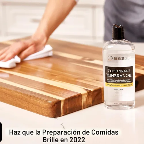 Miniatura 3 de Aceite mineral de calidad alimentaria para tablas de cortar, encimeras y bloques de carnicero - Alimentos seguros, fabricado en EE. UU.