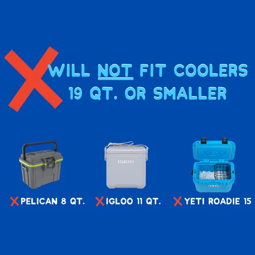 Miniatura 5 de Red para hielera para almacenamiento en seco y organización – Compatible con YETI, RTIC, Ninja, Igloo, Coleman, Lifetime, Pelican Ice Chests – Medio