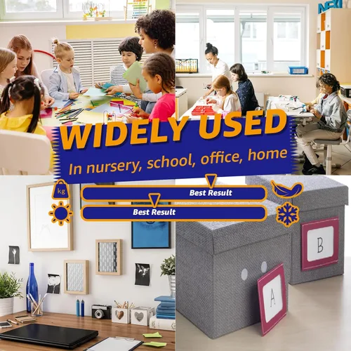 Miniatura 5 de 160 unidades (80 pares) puntos autoadhesivos de 0.98 pulgadas de diámetro, blanco, puntos de gancho y bucle, monedas adhesivas para escuela, aula