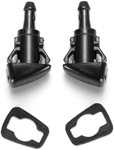 Miniatura 6 de Boquillas de limpiaparabrisas delantero, kit de rociador para parabrisas - Para: Dodge, Ram, Jeep - Reemplaza OEM #: 4805742AB, 5116079AA