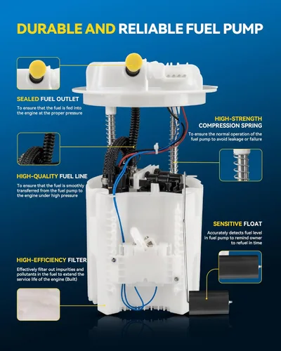 Miniatura 43 de PHILTOP FG1538 Conjunto de Bomba de Combustible Eléctrica con Unidad de Envío Compatible con Nissan Versa 1.6L Sedán/N17X 2012-2019, 2014-2019 Versa