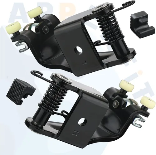 Miniatura 2 de Conjunto de rodillos de puerta corredera con topes de riel para puerta deslizante eléctrica izquierda del conductor y lado derecho del pasajero