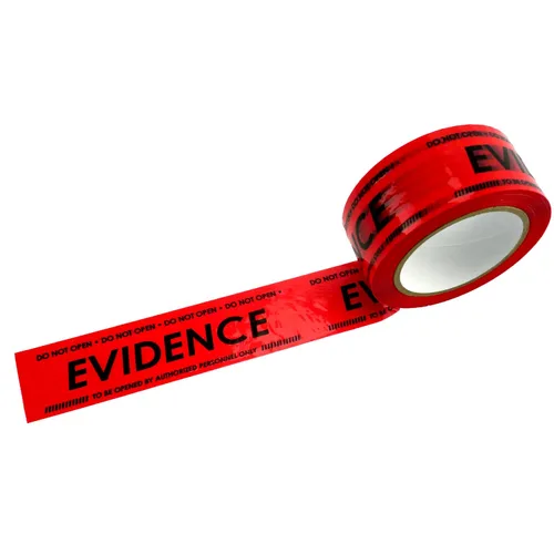 Miniatura 2 de Crime Scene Cinta de sellado de caja de evidencia roja