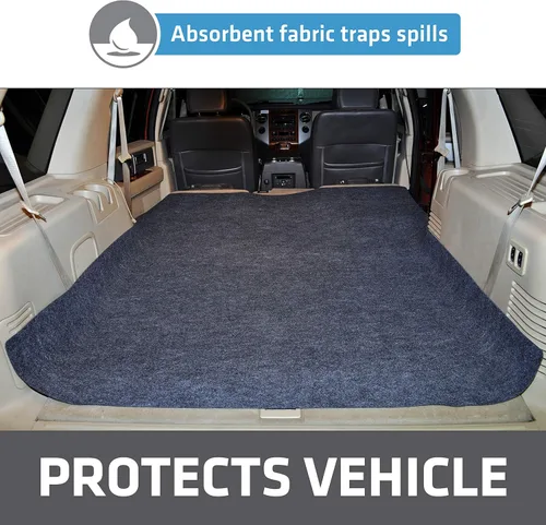 Miniatura 2 de Drymate Tapete de carga (58 x 72 pulgadas), funda de asiento/maletero, absorbente, impermeable, lavable a máquina, protege el interior del vehículo