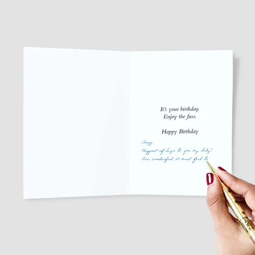 Miniatura 6 de Graphique Tarjeta de Cumpleaños All Wrapped Up Perfecta para Cualquier Persona que Ama a los Perros Familia y Amigos Sobre Coordinado