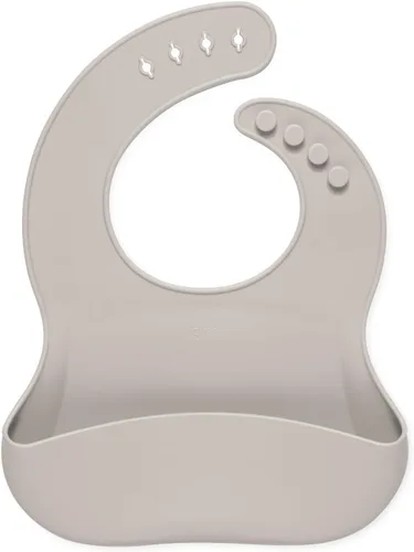 Miniatura 8 de Simple Modern Babero de silicona Babero de comida para niños pequeños Lavanda (Lavender Mist)