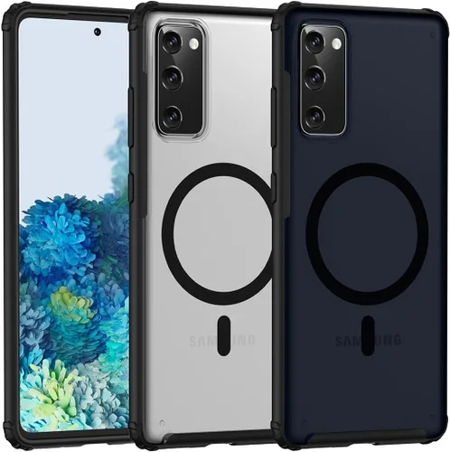Miniatura 36 de TIANNIUKE Funda Magnética para Samsung Galaxy S21 5G, Mate Translúcida Anti-Huellas Dactilares, Compatible con MagSafe, Ajuste Delgado a Prueba