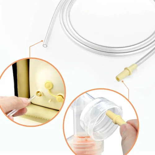 Miniatura 5 de 4 tubos para bomba Medela en estilo liberación avanzada del extractor de leche después de julio de 2006. en paquete al por menor. Reemplace