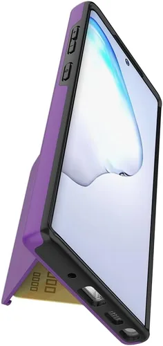 Miniatura 3 de Asuwish Funda para teléfono Samsung Galaxy Note 10 Plus Glaxay Note10+ 5G con protector de pantalla y soporte para tarjeta de crédito híbrido Gaxaly