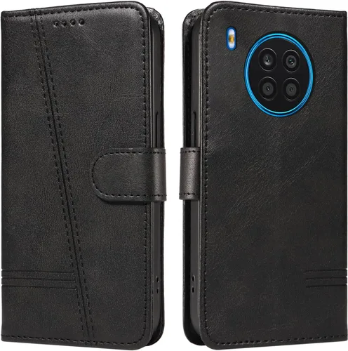 Miniatura 147 de Funda con tapa para Huawei Nova Lite 3, protección de 360 grados, a prueba de golpes, de piel sintética, con función atril y 3 ranuras