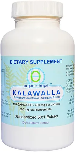 (Calaguala) con Polypodium Leucotomos para el apoyo del sistema inmunológico, extracto 50:1 de mayor potencia 400 mg (120 cápsulas vegetales)