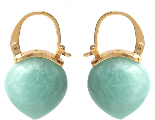 Miniatura 10 de Gempires Aretes Colgantes de Gemas Hechos a Mano, Aretes de Cristal Minimalistas y Simples, Joyería Hipoalergénica, Chapados en Oro, Diseño Clásico