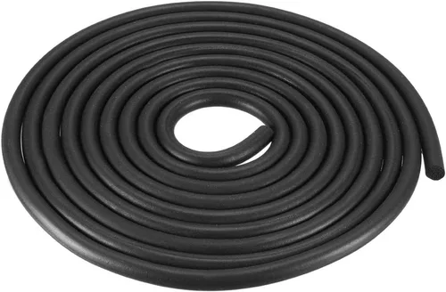 Miniatura 11 de uxcell Burlete de Sello de Goma de Espuma 6mm de Diámetro 3 Metros de Largo Negro