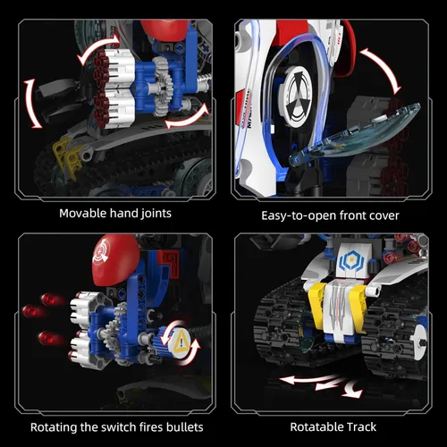 Miniatura 4 de Robot 5 en 1 para niños de 8 a 12 años, control remoto y robótica programable por APP, juguetes de codificación visual - kit educativo de ciencias