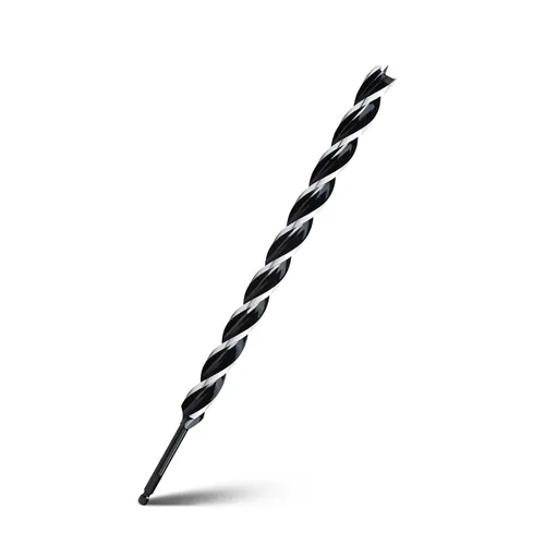Miniatura 27 de Broca de taladro de barrena de 1-1/2" x 6" para madera, vástago hexagonal de tres estrías, broca de barrena larga para madera blanda y dura, tocón