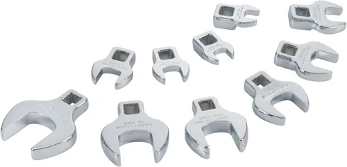 Miniatura 3 de CRAFTSMAN Juego de llaves Crowfoot, extremo abierto, SAE, 10 piezas (CMMT12052LZ)