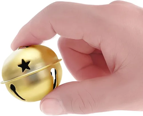 Miniatura 5 de CLLOOTVE Campanas de Manualidades Grandes de Metal de 2 Pulgadas/50MM para Hogar de Vacaciones, Festival de Navidad, Regalos, Decoración de Fiesta