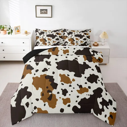 Miniatura 19 de Erosebridal Juego de edredón de murciélago tamaño Queen para niños y niñas, juego de ropa de cama con degradado de arco iris, juego de edredón Multi
