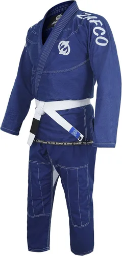 Miniatura 5 de Jiu Jitsu Gi BJJ Gi brasileño para hombre uniforme de Kimonos ligero preencogido con cinturón blanco