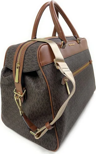 Miniatura 3 de Michael Kors Bolsa de viaje grande con funda para carrito marrón