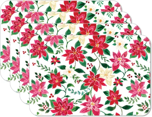 Miniatura 8 de CounterArt Autumn in Nature - Juego de 4 manteles individuales reversibles de plástico flexible de fácil cuidado, fabricados en los Estados Unidos