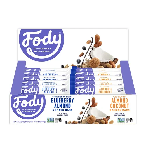 Miniatura 10 de Fody Foods - Barras de proteínas veganas de frutos secos Barra de bocadillos de proteínas de 0.11 oz Certificado bajo FODMAP Bocadillos