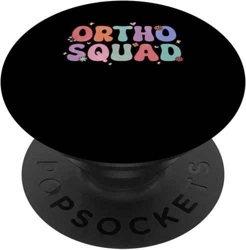 Miniatura 6 de Ortho Squad Retro Orthodontist Office Dentist Dental Hygieni PopSockets MagSafe PopGrip for iPhone