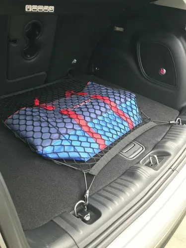 Miniatura 8 de Red de carga organizadora de maletero trasero para Jeep Renegade 2015-2023 – Red de carga estilo piso para SUV – Organizador de maletero de coche