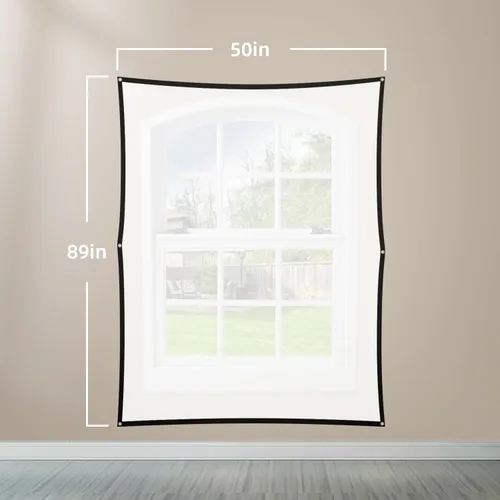 Miniatura 2 de Pantalla de proyección trasera holográfica: pantalla de proyección de ventana de holograma de 50 x 89 pulgadas para reproducir películas de terror
