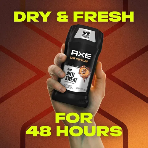 Miniatura 5 de AXE Barra Antitranspirante para Hombres para Frescura de Larga Duración Dark Temptation Aroma Fresco Todo el Día Desodorante Antisudor para Hombres