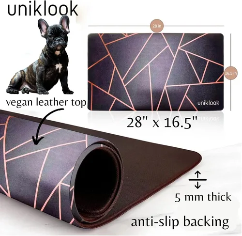 Miniatura 6 de Tapete de comida para perros, tapete para tazón de perro, tapete de comida para mascotas, tapete para alimentos y agua para perros, tapete