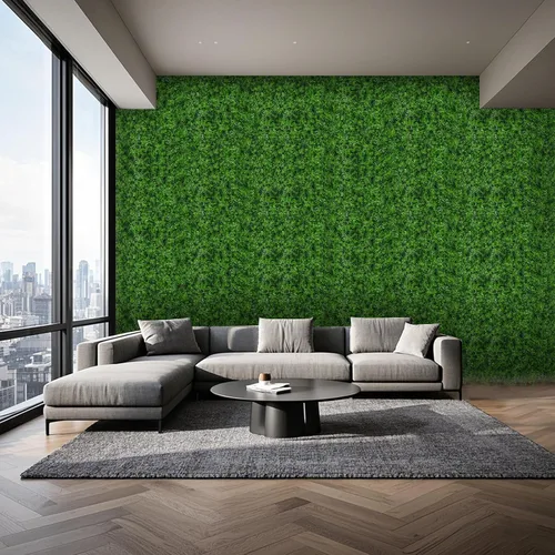 Miniatura 6 de Yangrass Paneles de Pared de Césped, 40"x120" (33.33 pies cuadrados) Rollo de Seto de Boj Artificial Pantalla de Privacidad, Decoración de Pared