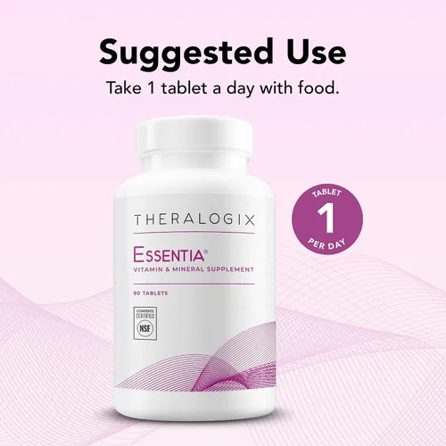 Miniatura 4 de Theralogix Essentia Multivitamínico para mujeres – Suministro para 90 días – Multivitamínico diario para mujer – Apoya la salud inmunológica