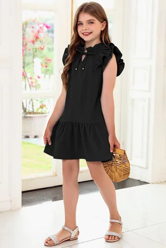 Miniatura 5 de blibean Girls Elegant Summer Dresses Kids Outfits Size 6-15 Year