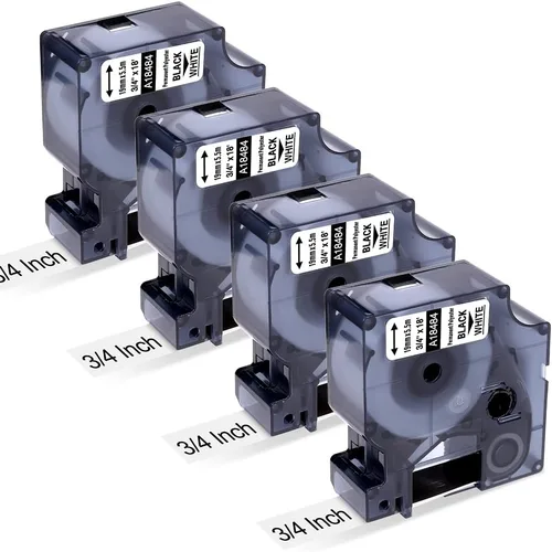 Miniatura 9 de 18482 - Repuesto para Dymo Rhino - Cinta de etiquetas de poliéster permanente 3/8 A18482, funciona con Dymo Rhino 5200 4200 5000 6000 3000